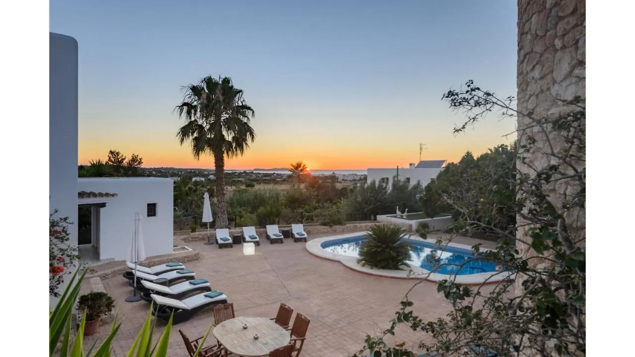 Can Mestre Is A Huge Villa With Stunning Sunset Views Near To San Antonio